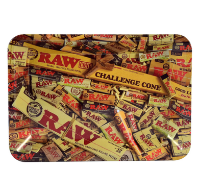 Raw Metal Rolling Tray - Mix Pack Design
