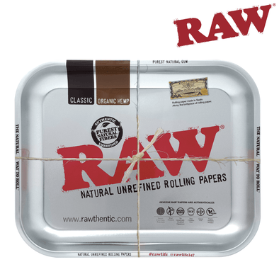 Raw Metal Rolling Tray - Steel