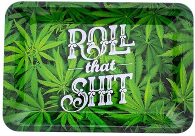 Metal Rolling Trays - Roll That Shit