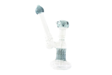 GP1364AST: 8" OIL BUBBLER GLASS PIPE, ASSORTED - Infyniti Scales