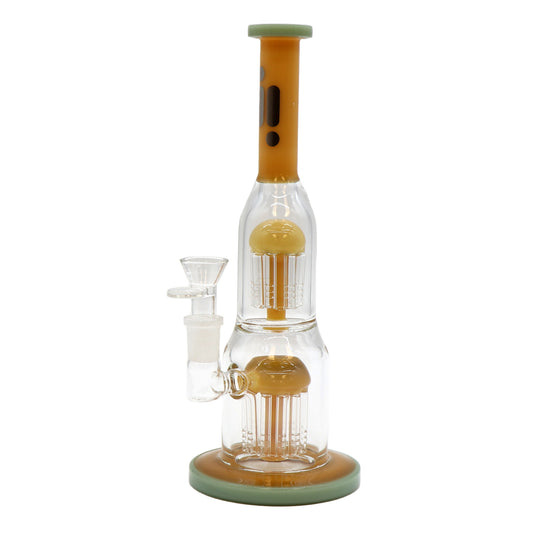 13" Water Pipe Two Perk, Stemless