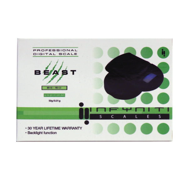 Beast Digital Pocket Scale, 50g x 0.01g - Infyniti Scales