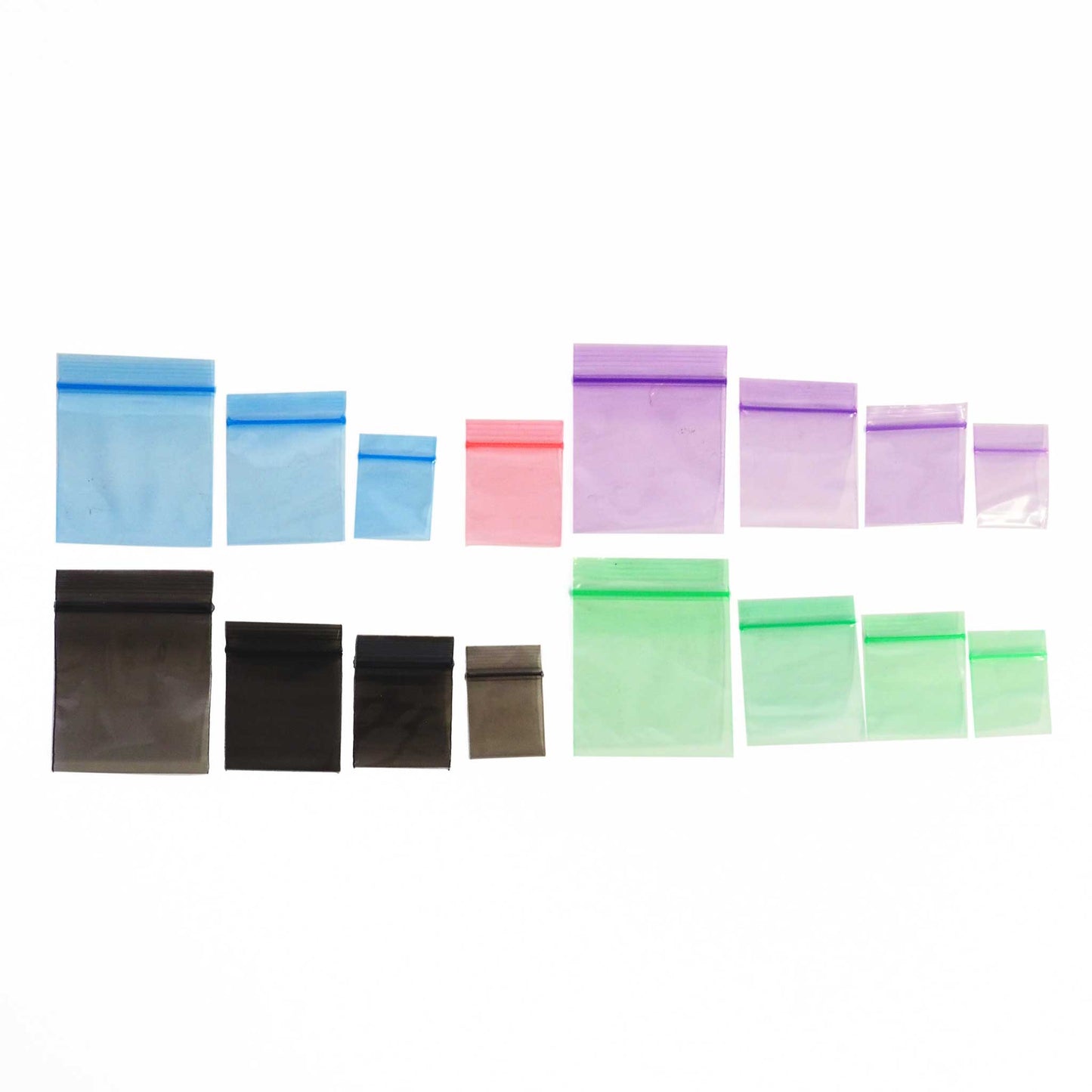 1.5"x1.5" Colored Ziploc Bags