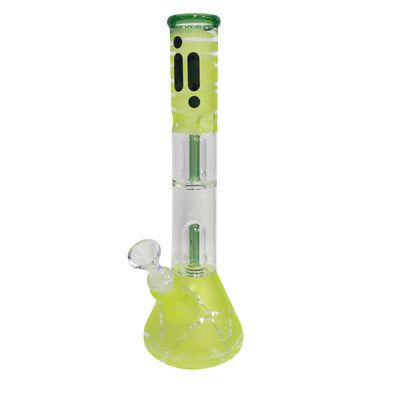 14" Infyniti Brand Water Pipe with Double Splashguard and Ice Catcher