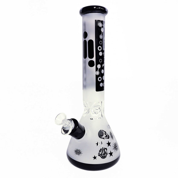 15" Frosted Infyniti Brand Water Pipe with Ice Catcher