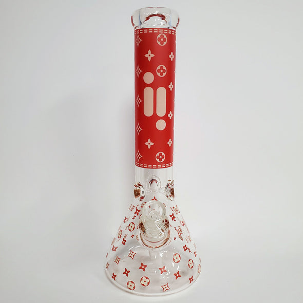 14" Infyniti Brand Water Pipe Glow in the Dark Star Design