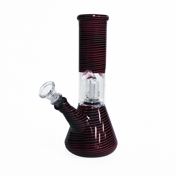 ***8" Water Pipe with Swirl Design