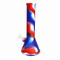 12" Silicone Water Pipe with Beaker Base