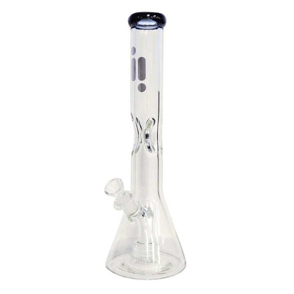 16" Water Pipe with Barrel Perc and Ice Catcher