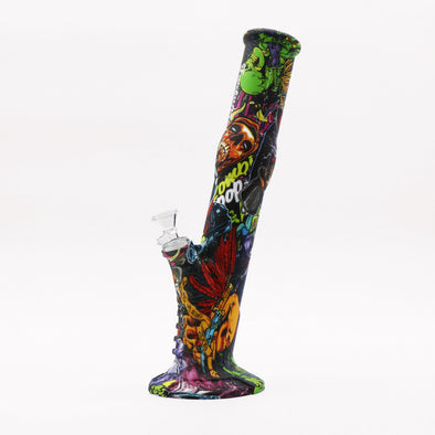 14" Leaner Silicone Water Pipe