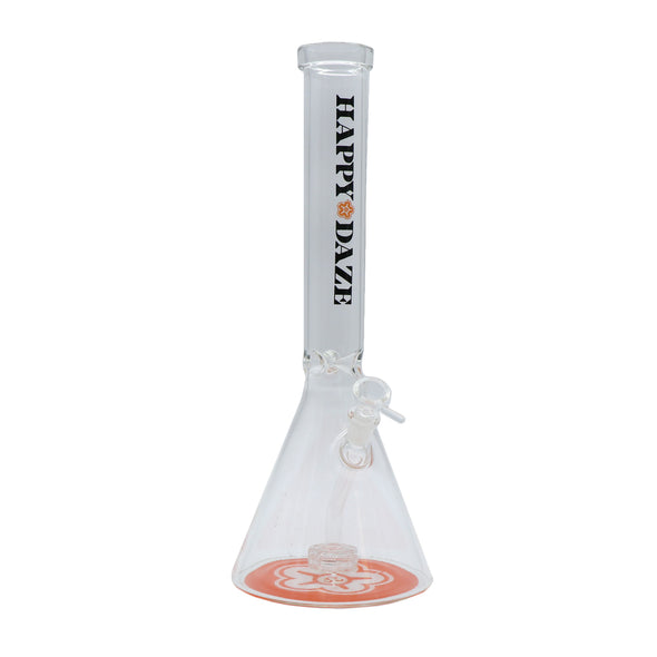 16" Happy Daze Water Pipe with Ice Catcher and Disc Perc