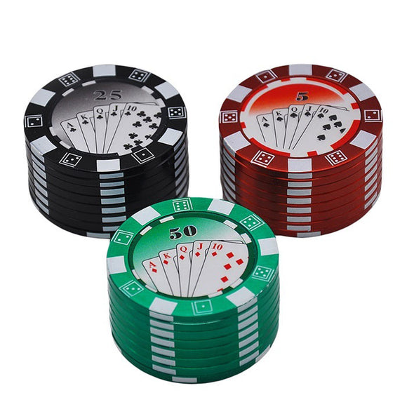 Poker Chip Zinc Grinder