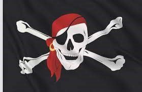 Drapeau - Pirate Foulard Rouge