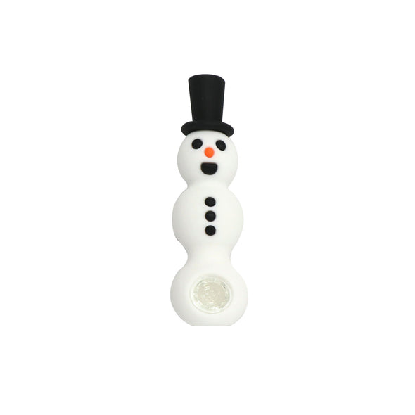 Snowman Silicone Hand Pipe