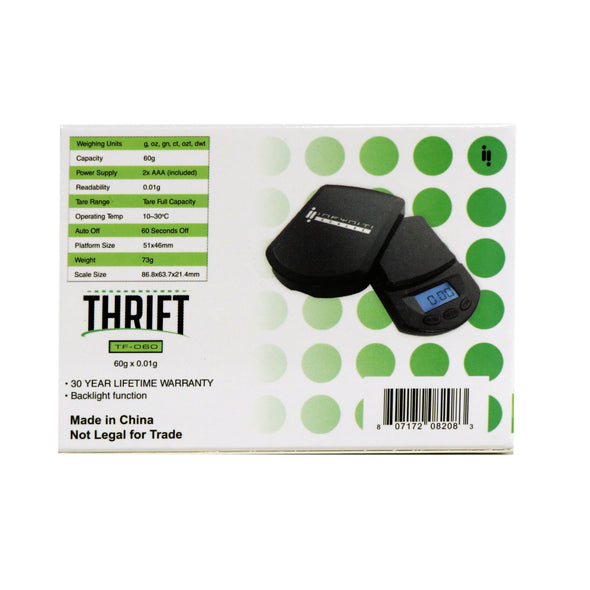 Thrift Digital Pocket Scale, 60g x 0.01g - Infyniti Scales
