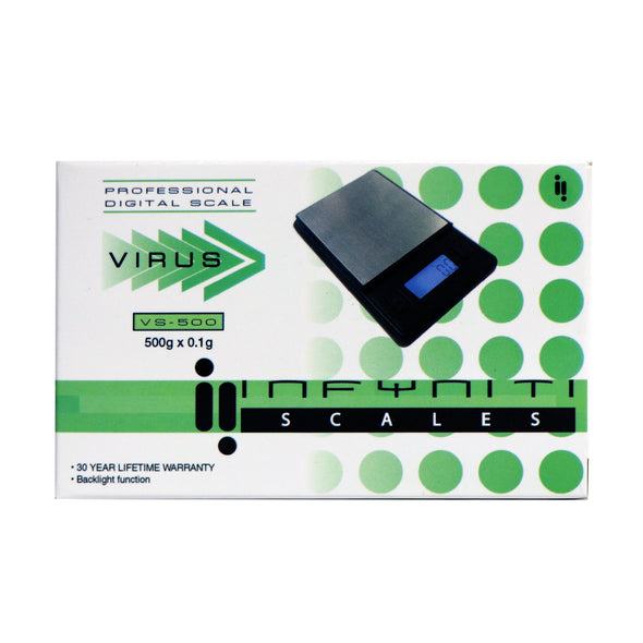 Virus Digital Pocket Scale, 500g x 0.1g - Infyniti Scales